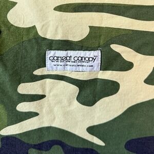 Carseat Canopy Baby Car‎ Seat Cover Camo And Green Minky